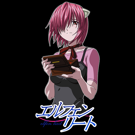 Koszulka Biała Elfen Lied - WYBIERZ KOLOR KOSZULKI I FASON