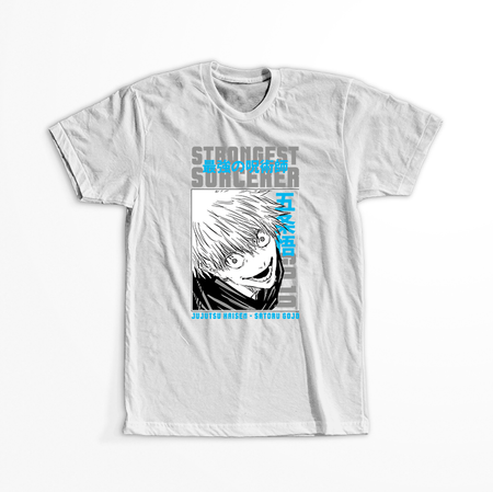 Koszulka Biała Jujutsu Kaisen - WYBIERZ KOLOR KOSZULKI I FASON