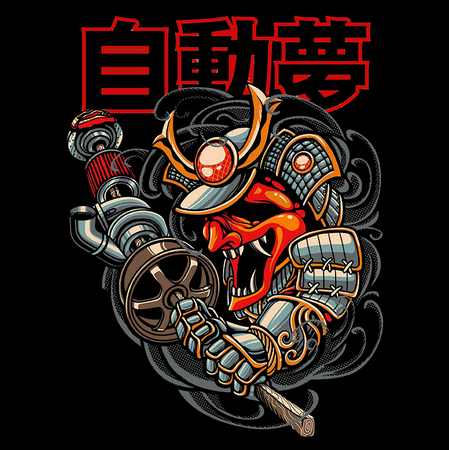 Koszulka Samuraj KOLOR KOSZULKI I FASON