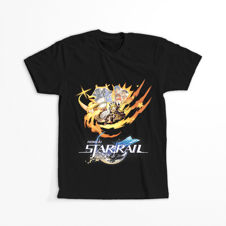 Koszulka Czarna - Honkai Star Rail  - Hook WYBIERZ KOLOR KOSZULKI I FASON