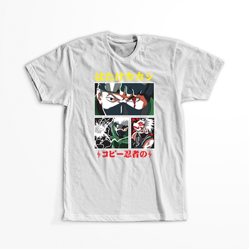 Koszulka Biała Naruto / Boruto - WYBIERZ KOLOR KOSZULKI I FASON