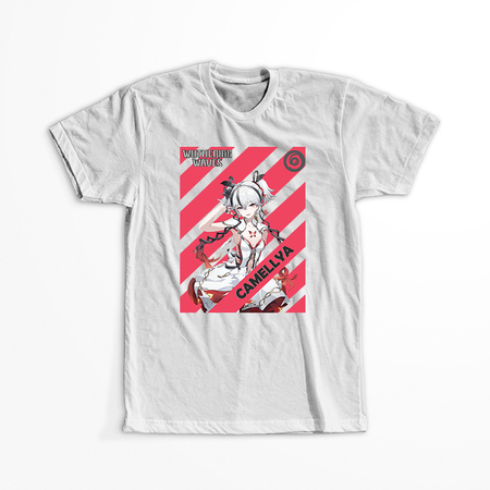 Koszulka Biała Wuthering Waves - WYBIERZ FASON I KOLOR KOSZULKI 