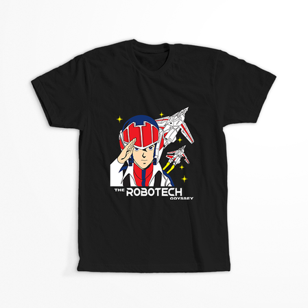 Koszulka Czarna Robotech WYBIERZ KOLOR KOSZULKI I FASON