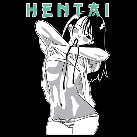 Koszulka Biała - Hentai  - WYBIERZ KOLOR KOSZULKI I FASON