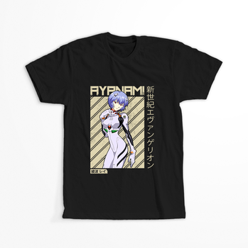 Koszulka Czarna Neon Genesis Evangelion - WYBIERZ KOLOR KOSZULKI I FASON