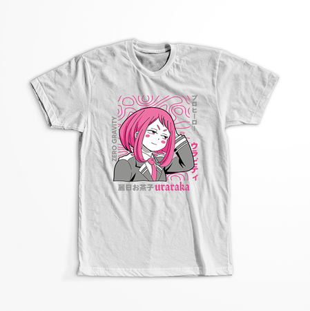 Koszulka Biała My Hero Academia / Akademia bohaterów - WYBIERZ KOLOR KOSZULKI I FASON