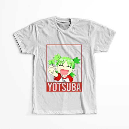 Koszulka Biała Yotsuba! WYBIERZ KOLOR KOSZULKI I FASON