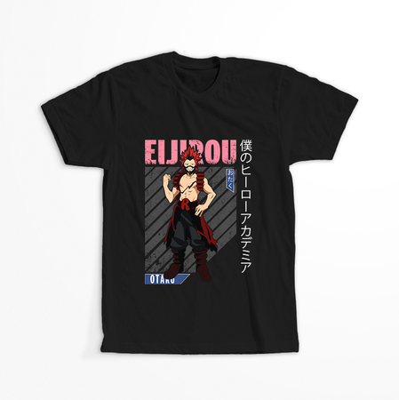 Koszulka Czarna My Hero Academia / Akademia bohaterów - WYBIERZ KOLOR KOSZULKI I FASON
