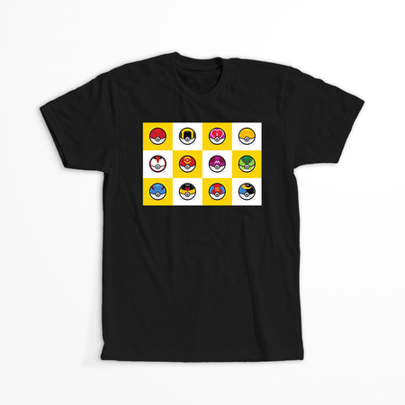 Koszulka Czarna  - Pokemon - WYBIERZ KOLOR KOSZULKI I FASON