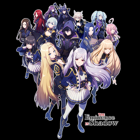 Koszulka Czarna The Eminence in Shadow - WYBIERZ KOLOR KOSZULKI I FASON