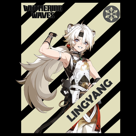 Koszulka Biała Wuthering Waves - WYBIERZ FASON I KOLOR KOSZULKI 