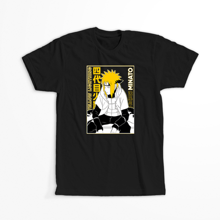 Koszulka Czarna Naruto / Boruto - WYBIERZ KOLOR KOSZULKI I FASON