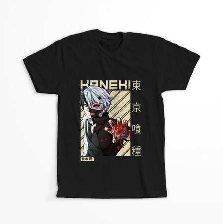 Koszulka Czarna Tokyo Ghoul - WYBIERZ KOLOR KOSZULKI I FASON