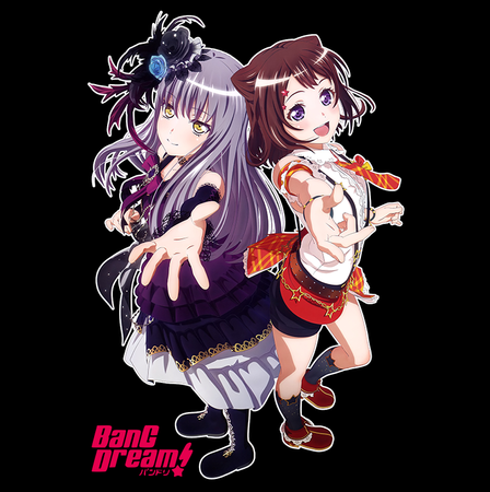 Koszulka Czarna BanG Dream! - WYBIERZ KOLOR KOSZULKI I FASON