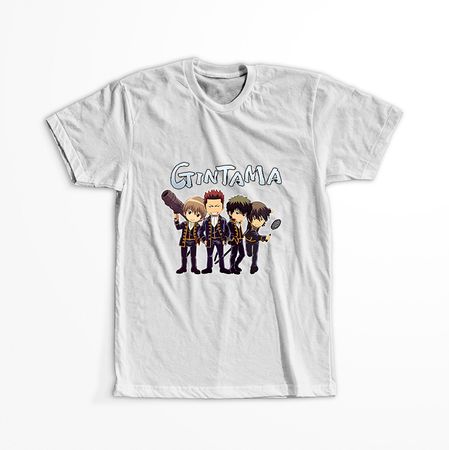 Koszulka Biała Gintama WYBIERZ KOLOR KOSZULKI I FASON
