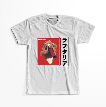 Koszulka Biała - The Rising of the Shield Hero - WYBIERZ KOLOR KOSZULKI I FASON