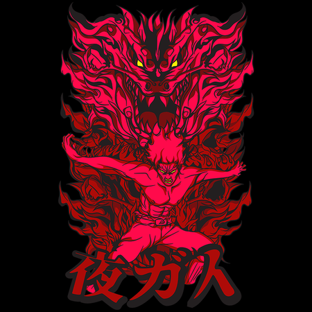 Koszulka Czarna Naruto / Boruto - WYBIERZ KOLOR KOSZULKI I FASON