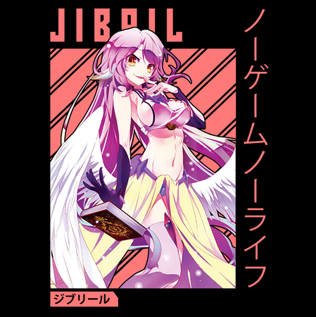 Koszulka Biała No Game No Life - WYBIERZ KOLOR KOSZULKI I FASON