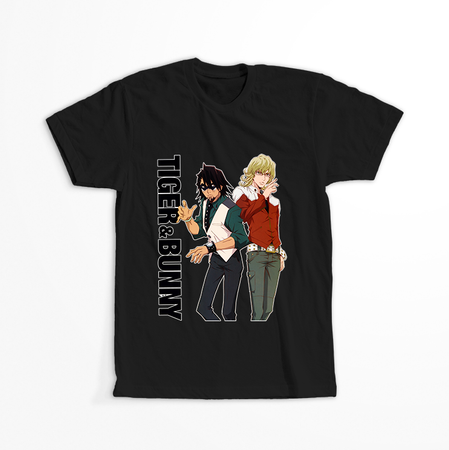 Koszulka Czarna Tiger and Bunny - WYBIERZ KOLOR KOSZULKI I FASON