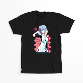 Koszulka Czarna Neon Genesis Evangelion - WYBIERZ KOLOR KOSZULKI I FASON