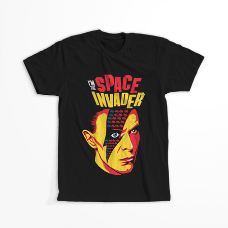 Koszulka  I'm the space invader David Bowie WYBIERZ KOLOR KOSZULKI I FASON