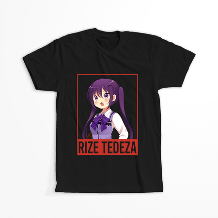 Koszulka Czarna - Is the Order a Rabbit? - WYBIERZ KOLOR KOSZULKI I FASON