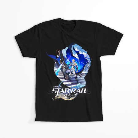 Koszulka Czarna - Honkai Star Rail - Gepard WYBIERZ KOLOR KOSZULKI I FASON