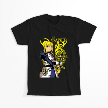 Koszulka Czarna Fate WYBIERZ KOLOR KOSZULKI I FASON