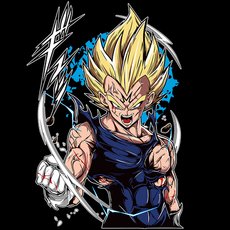 Koszulka Biała Dragon Ball - WYBIERZ KOLOR KOSZULKI I FASON