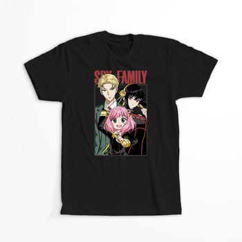 Koszulka Czarna Spy X Family - WYBIERZ KOLOR KOSZULKI I FASON