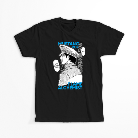 Koszulka Czarna Fullmetal Alchemist - WYBIERZ KOLOR KOSZULKI I FASON