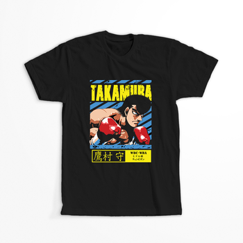 Koszulka Czarna - Hajime no Ippo - WYBIERZ KOLOR KOSZULKI I FASON