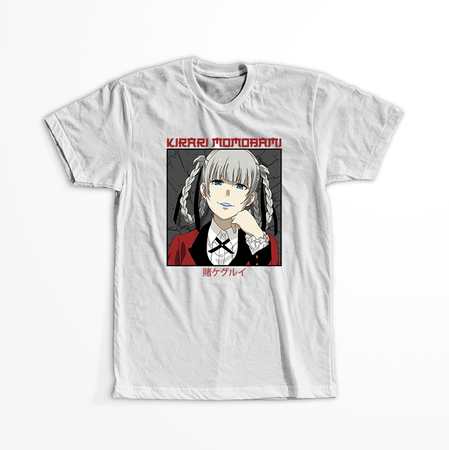 Koszulka Biała - Kakegurui - WYBIERZ KOLOR KOSZULKI I FASON