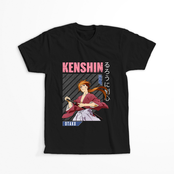 Koszulka Czarna Rurouni Kenshin WYBIERZ KOLOR KOSZULKI I FASON