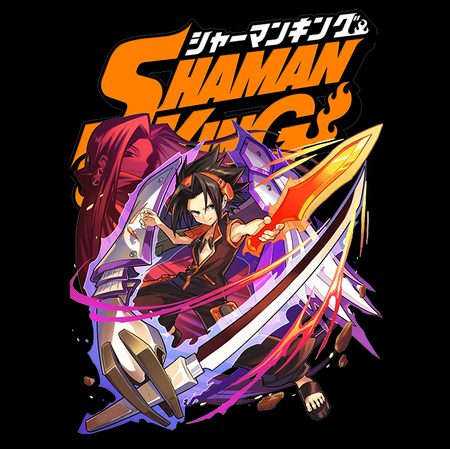 Koszulka Biała Shaman King WYBIERZ KOLOR KOSZULKI I FASON