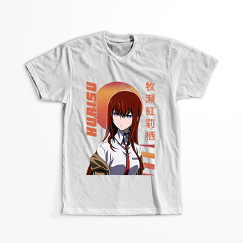 Koszulka Biała - Steins;Gate - WYBIERZ KOLOR KOSZULKI I FASON