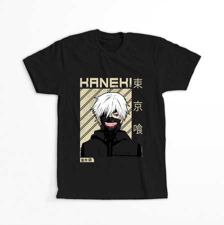 Koszulka Czarna Tokyo Ghoul - WYBIERZ KOLOR KOSZULKI I FASON