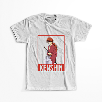 Koszulka Biała Rurouni Kenshin WYBIERZ KOLOR KOSZULKI I FASON