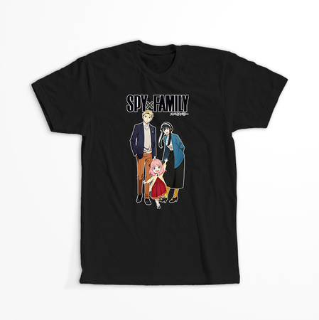 Koszulka Czarna Spy X Family - WYBIERZ KOLOR KOSZULKI I FASON