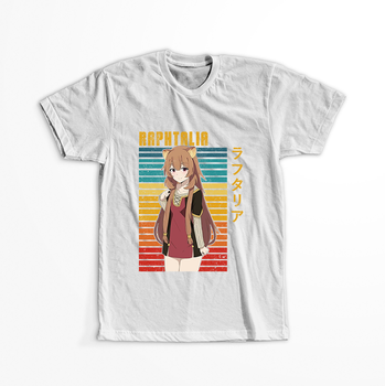 Koszulka Biała - The Rising of the Shield Hero - WYBIERZ KOLOR KOSZULKI I FASON