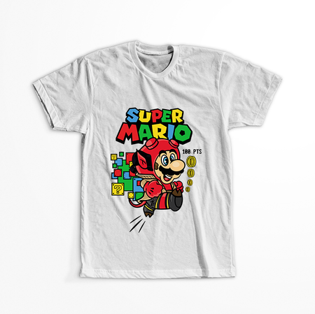 Koszulka Super Mario Bros. WYBIERZ KOLOR KOSZULKI I FASON