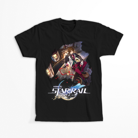 Koszulka Czarna - Honkai Star Rail  - Gallagher WYBIERZ KOLOR KOSZULKI I FASON