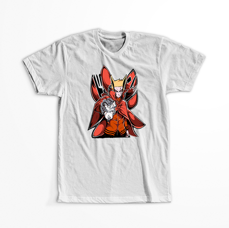 Koszulka Biała Naruto / Boruto - WYBIERZ KOLOR KOSZULKI I FASON