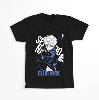 Koszulka Czarna - Blue Lock - WYBIERZ KOLOR KOSZULKI I FASON