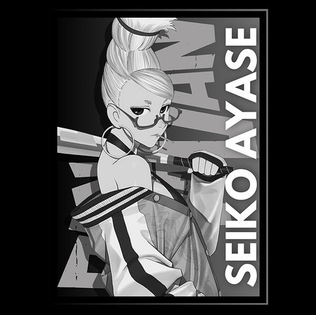 Koszulka Czarna Dandadan - WYBIERZ FASON KOSZULKI