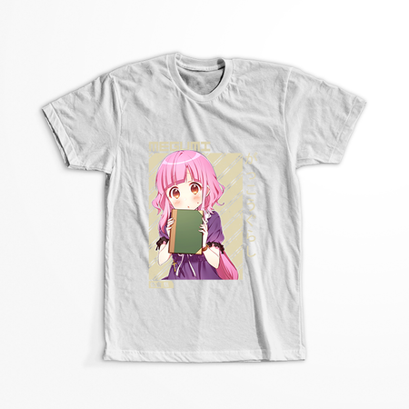 Koszulka Biała Gakkou Gurashi! - WYBIERZ KOLOR KOSZULKI I FASON