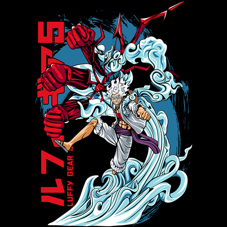 Koszulka Czarna One Piece - WYBIERZ KOLOR KOSZULKI I FASON