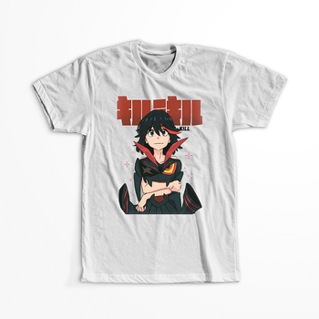 Koszulka Biała - Kill La Kill - WYBIERZ KOLOR KOSZULKI I FASON