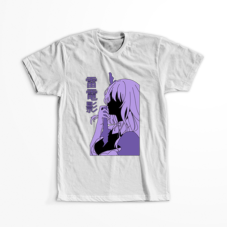 Koszulka Biała Genshin Impact - Raiden Shogun - WYBIERZ KOLOR