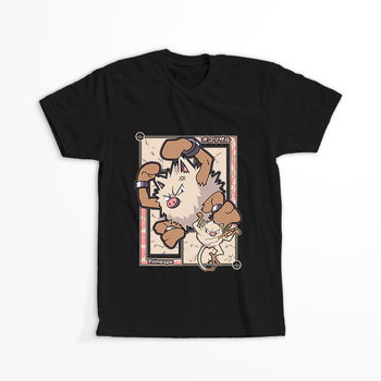 Koszulka Czarna - Pokemon x Naruto - WYBIERZ KOLOR KOSZULKI I FASON